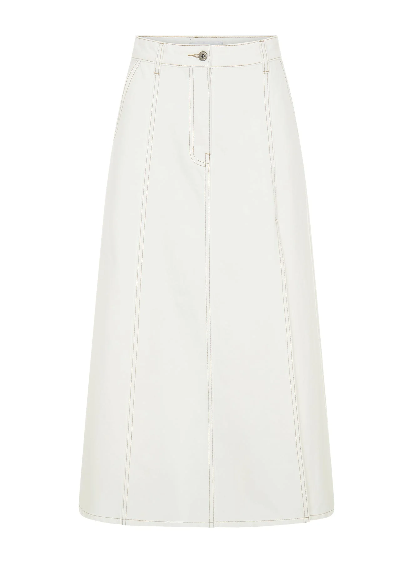Donna Skirt | White Denim - Image 7