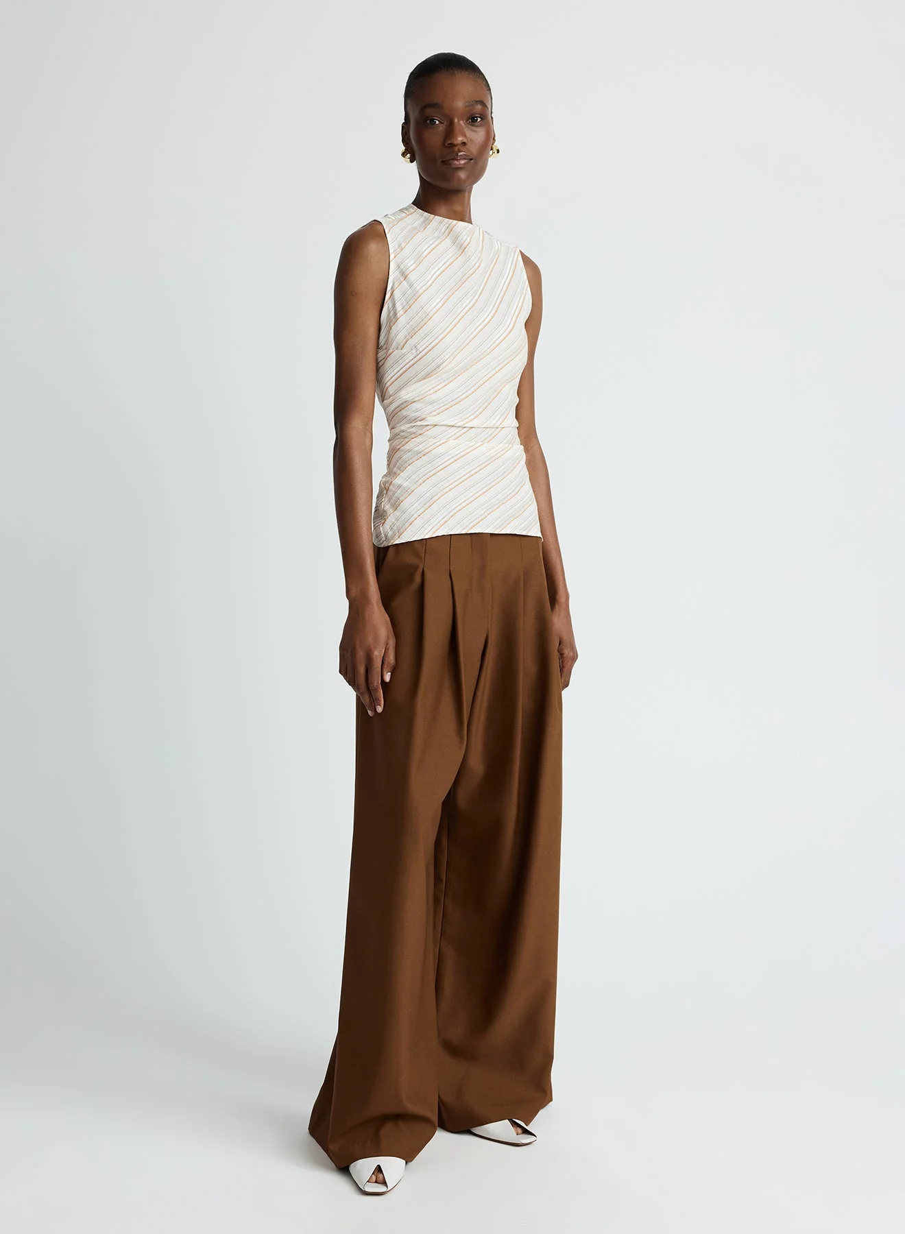 Krysta Top | Russet Stripe - Image 2