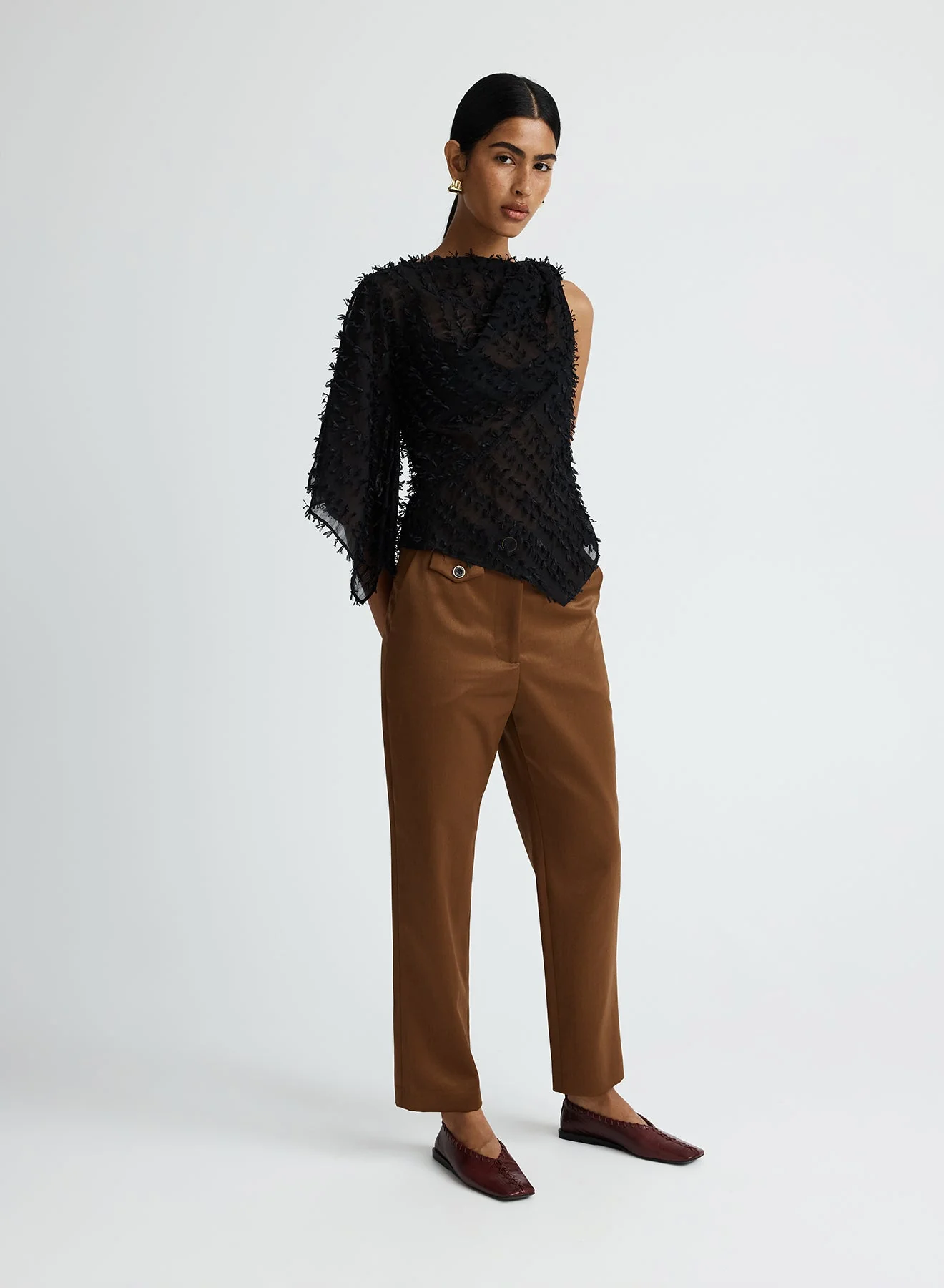 Marybeth Top | Clipped Jacquard - Image 3