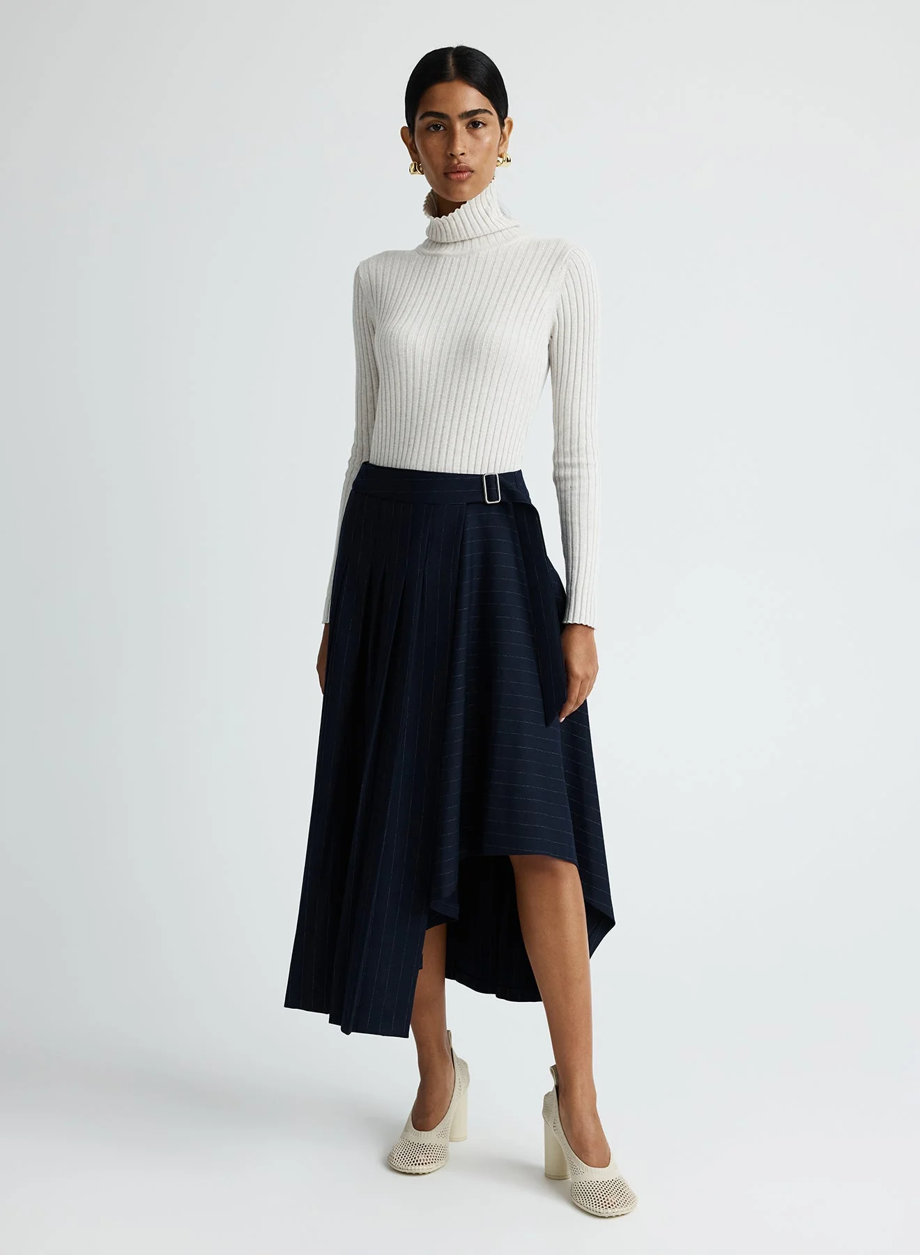 Virginia Skirt | Chalkstripe - Image 2