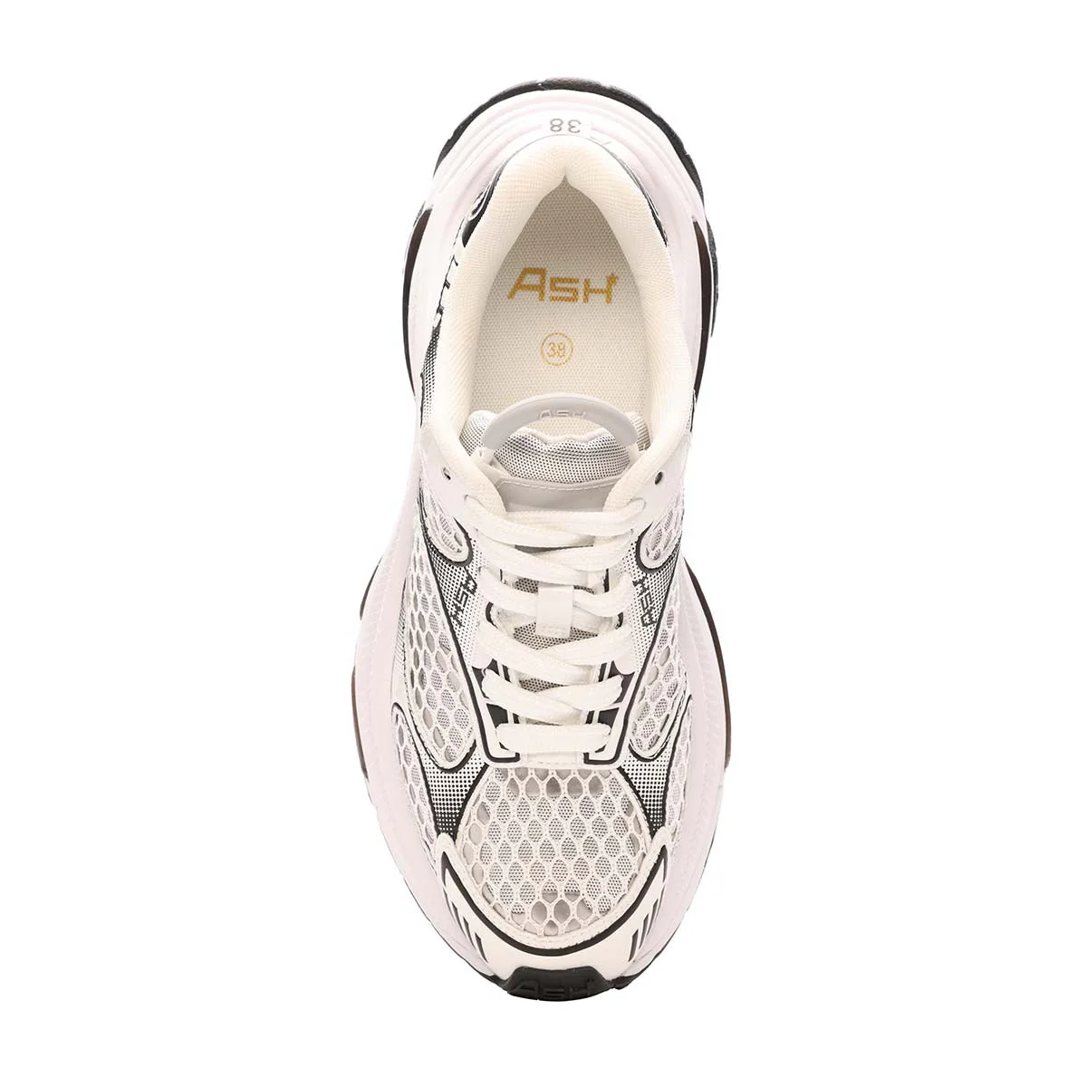 Dragon Chunky Fashion Sneaker | White/White/Aura - Image 6