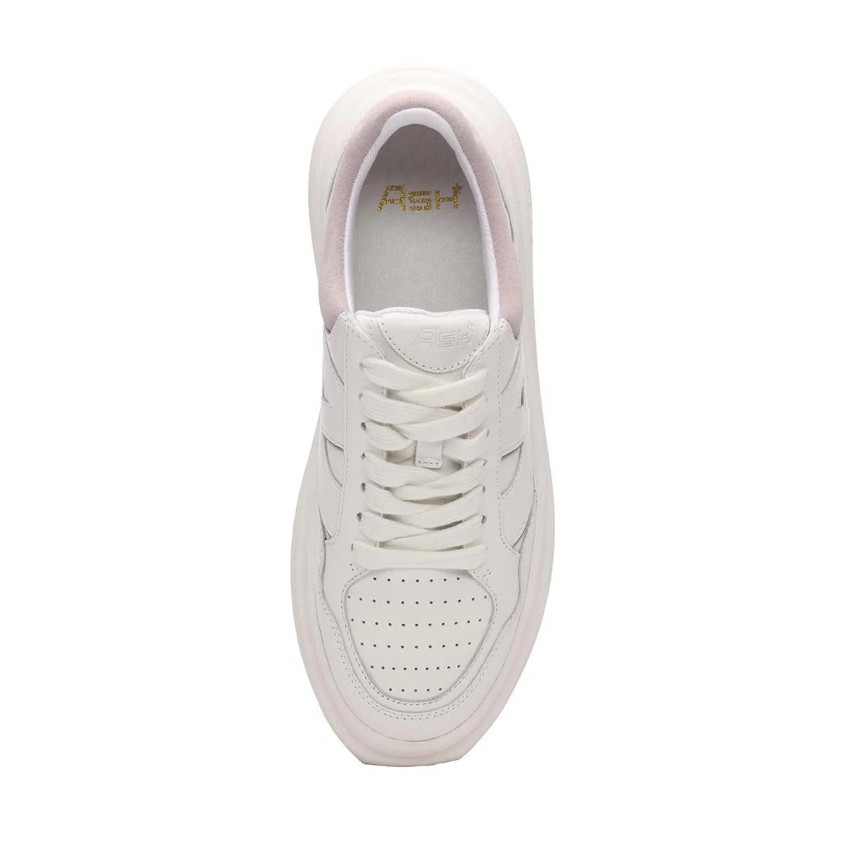 Icone Platform Lace-Up Sneaker | White/Whisteria - Image 4