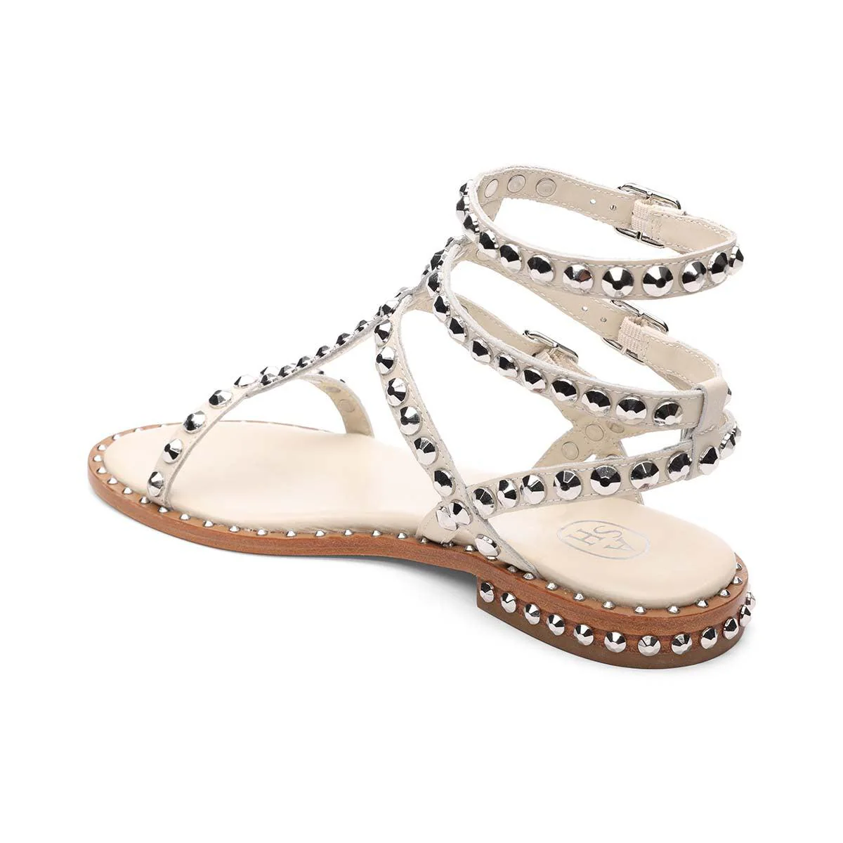Play Studded Flat Sandal | Talc - Image 5