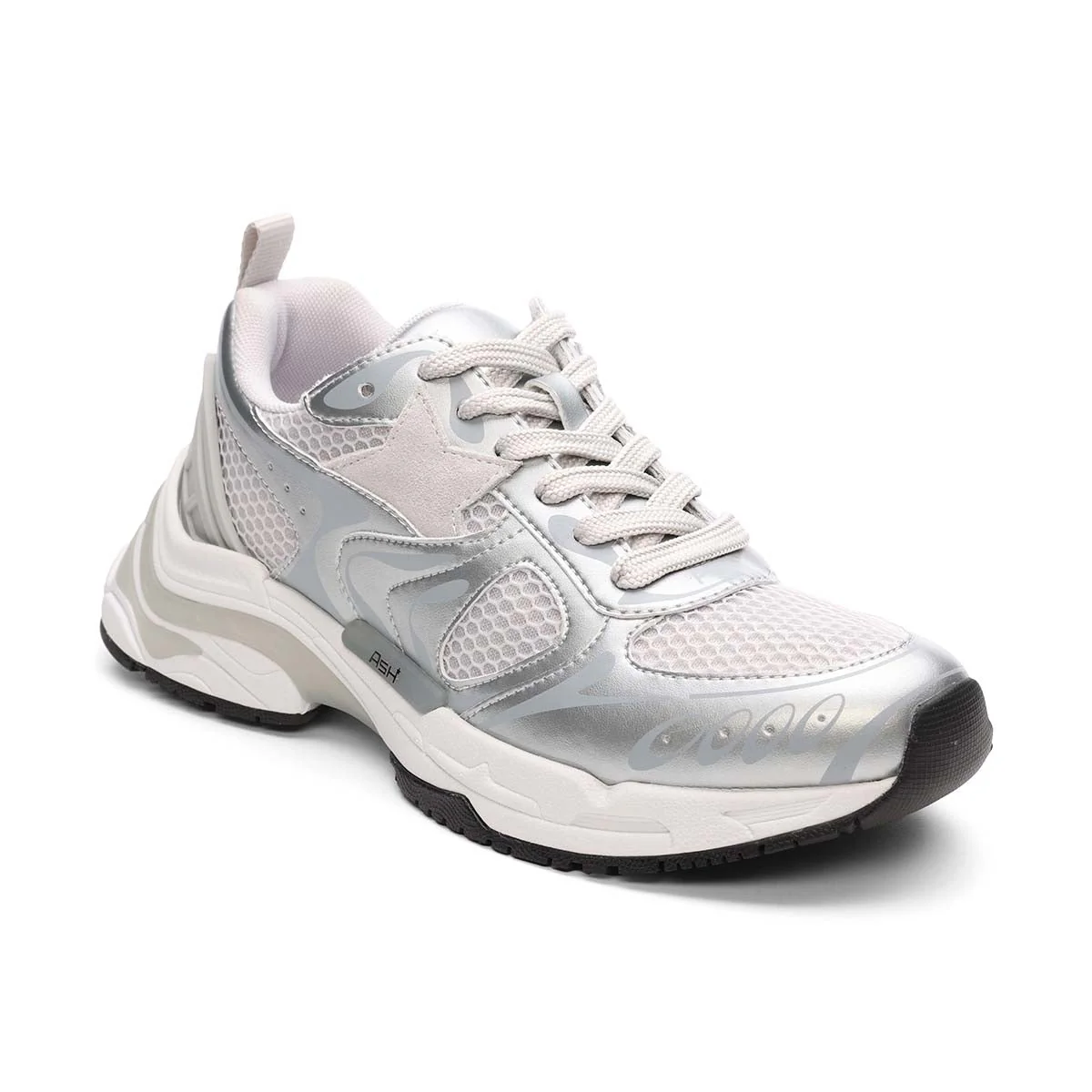 Rush Fashion Sneaker | Silver/Gray/Silver