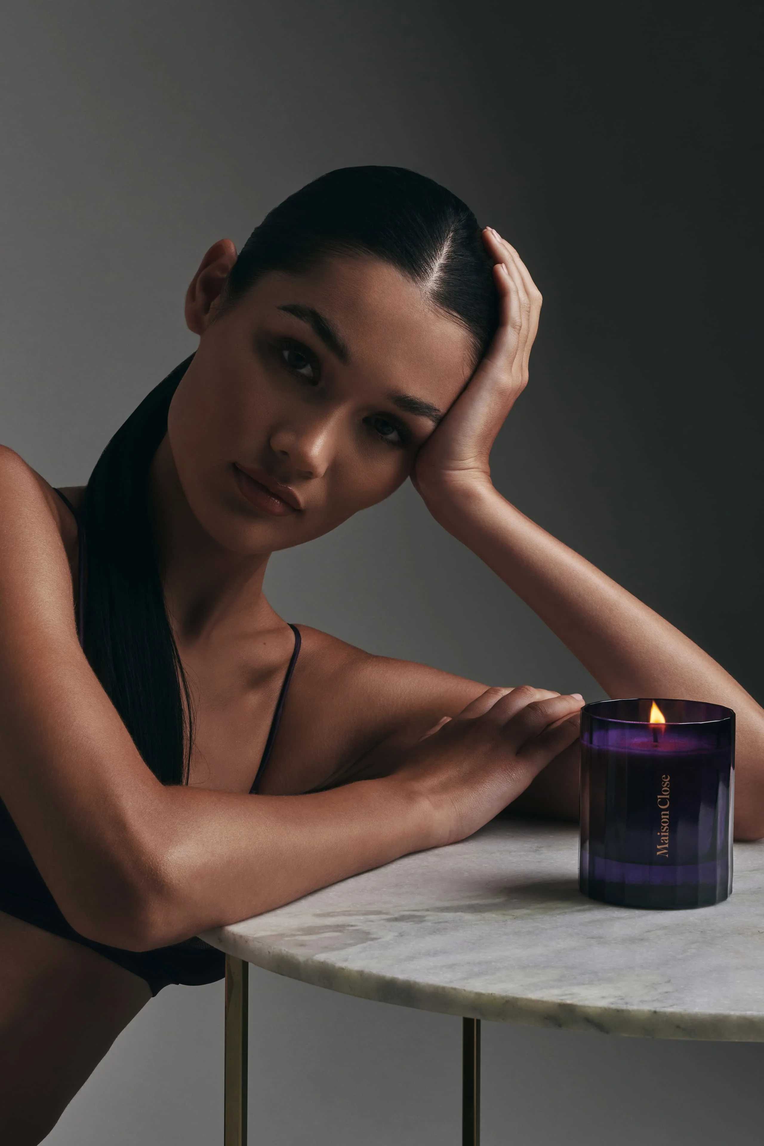 Candle Scène de Crime - Metallic notes | Violet - Image 3