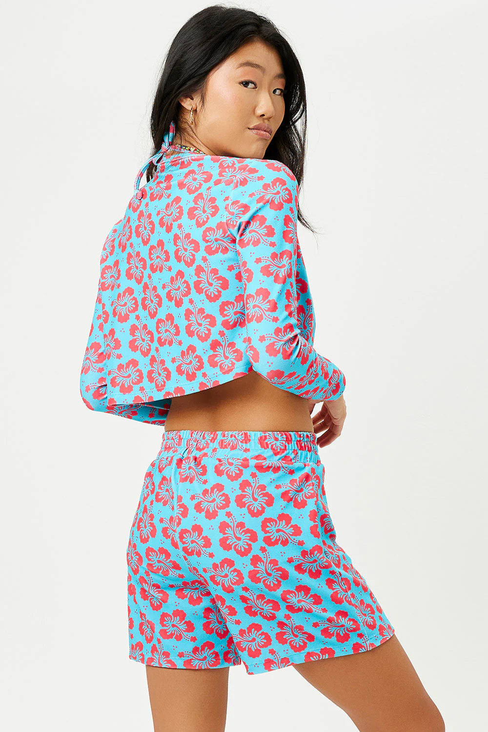 Cheri Terry Cardigan Sweater | Blue Magic - Image 5