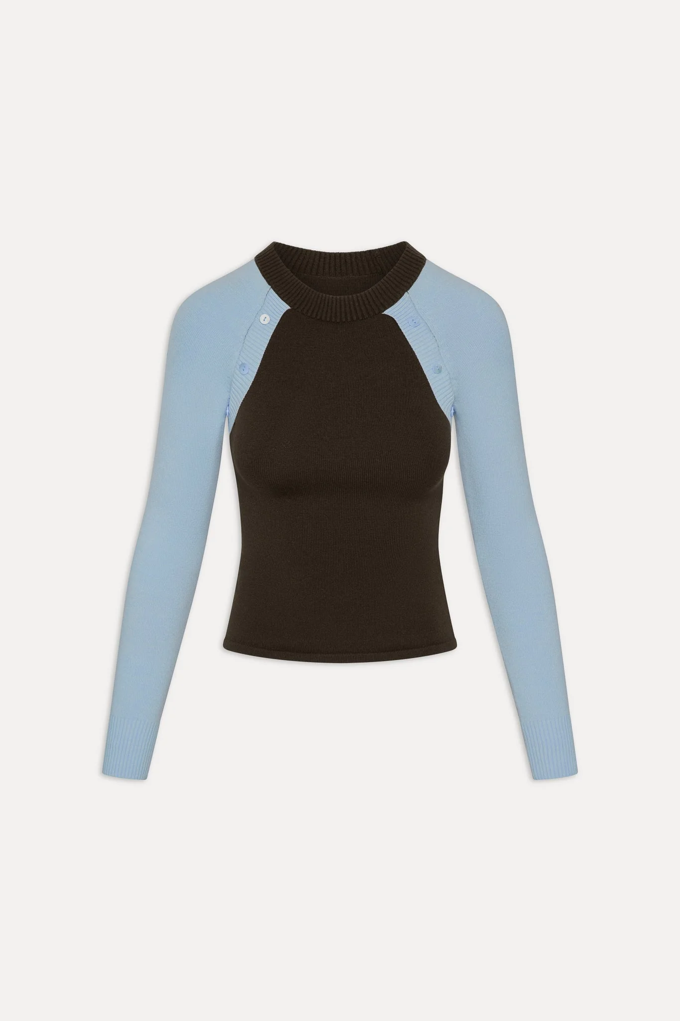 Collin Knit Sweater | Chocolate Brown - Image 3