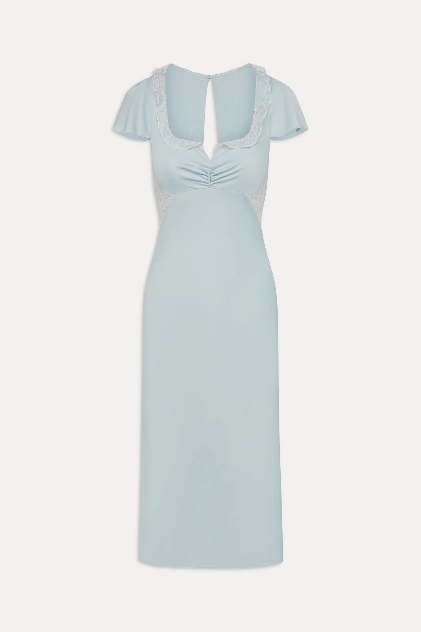 Delicate Lace Midi Dress | Angel's Breath - Image 3