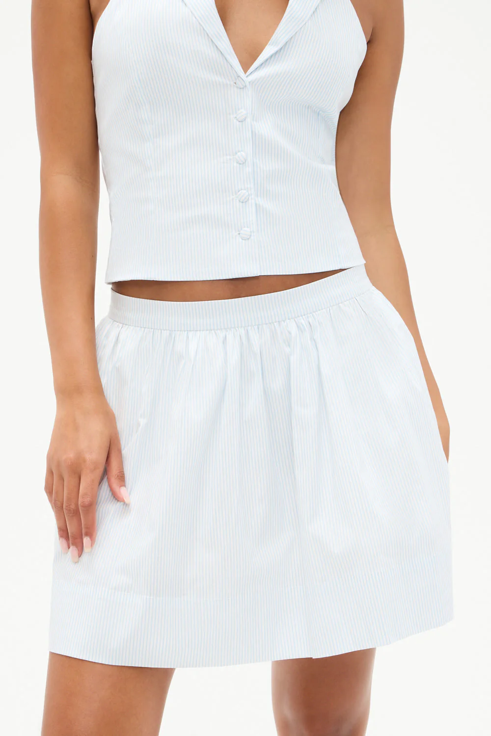 Tory Striped  Skirt | Saltwater Stripe