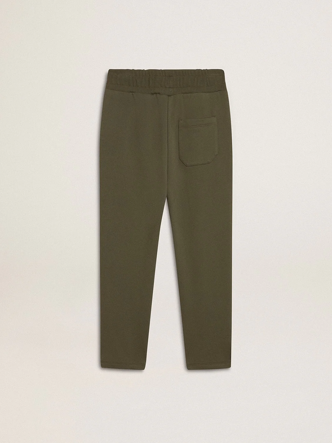 Kids | Military-Green Joggers with White Stars | Ivy Green x White - Image 9