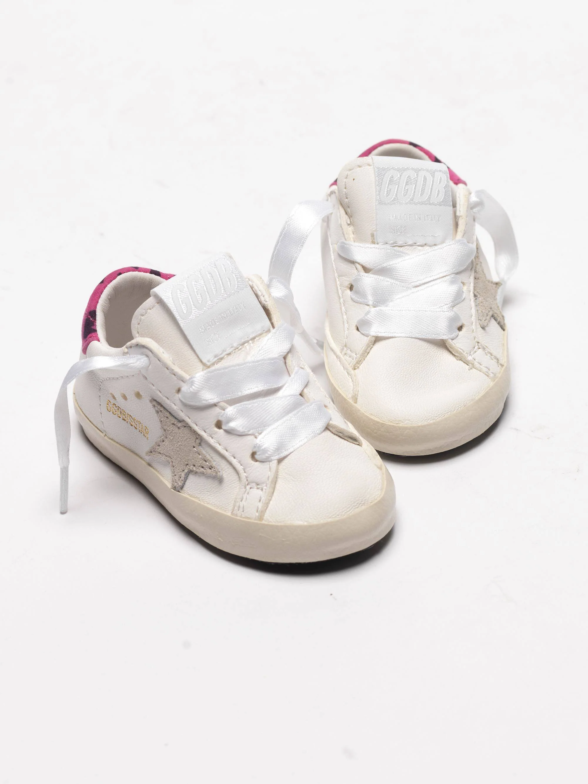 Kids | Sneakers Babystar White Leather with Suede - Image 3