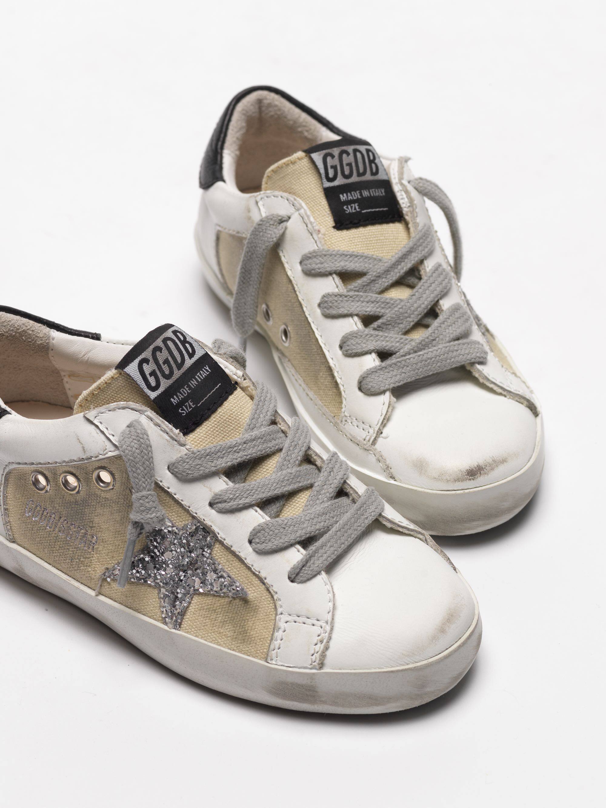 Kids | Sneakers Super-Star Beige Canvas-Glitter Star - Image 3