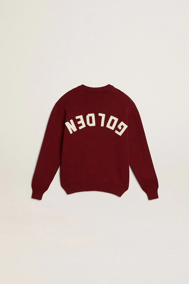 Kids | Sweater Burgundy & White | Windsor Wine - Image 2