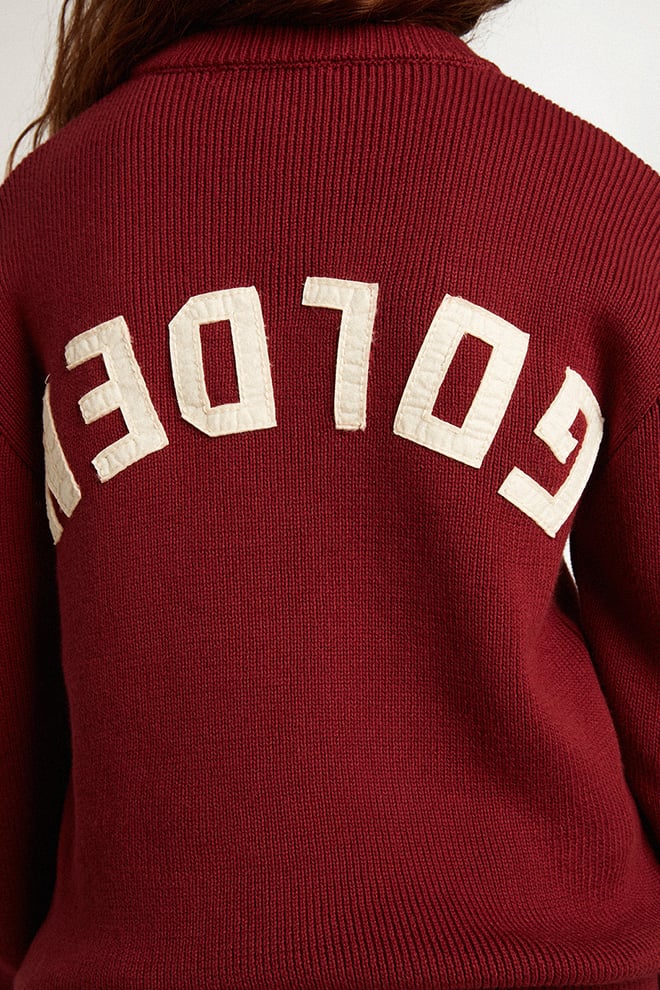 Kids | Sweater Burgundy & White | Windsor Wine - Image 4