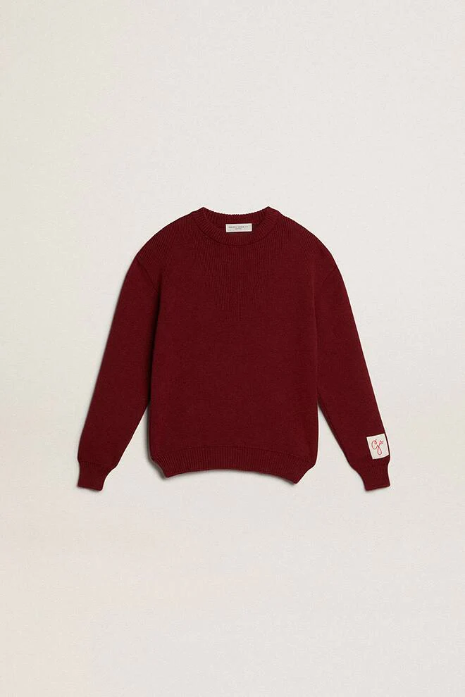 Kids | Sweater Burgundy & White | Windsor Wine - Image 7