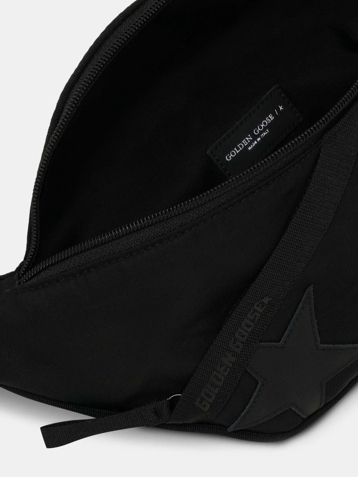 Men | Black Nylon Journey Belt Bag - Image 2