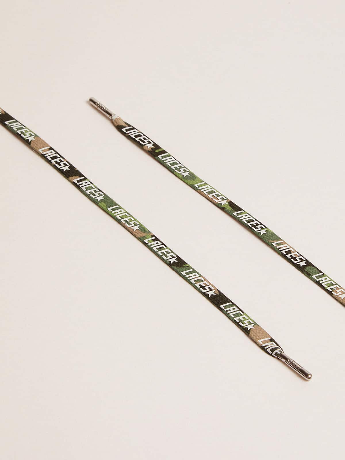 Men | Green Camouflage Laces with White Laces Print - Image 4