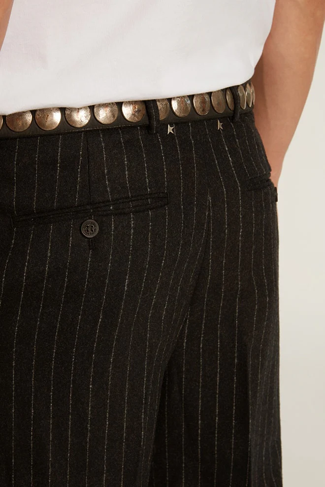 Men | Pants Dark Gray Wool | Melange Dark Grey x Arctic Wolf - Image 9