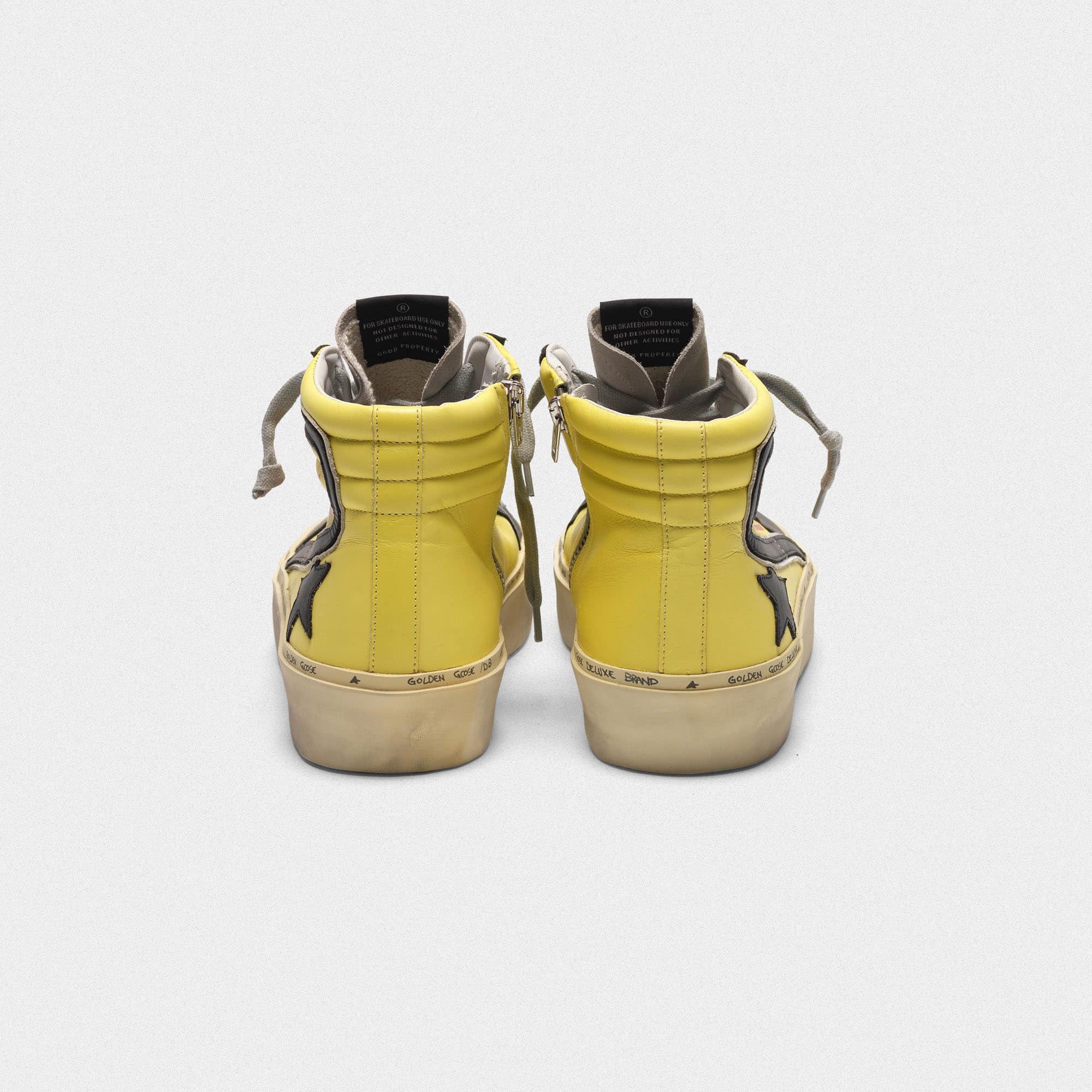 Men | Slide Sneakers Leather with Suede Toecap & Tongue - Image 4