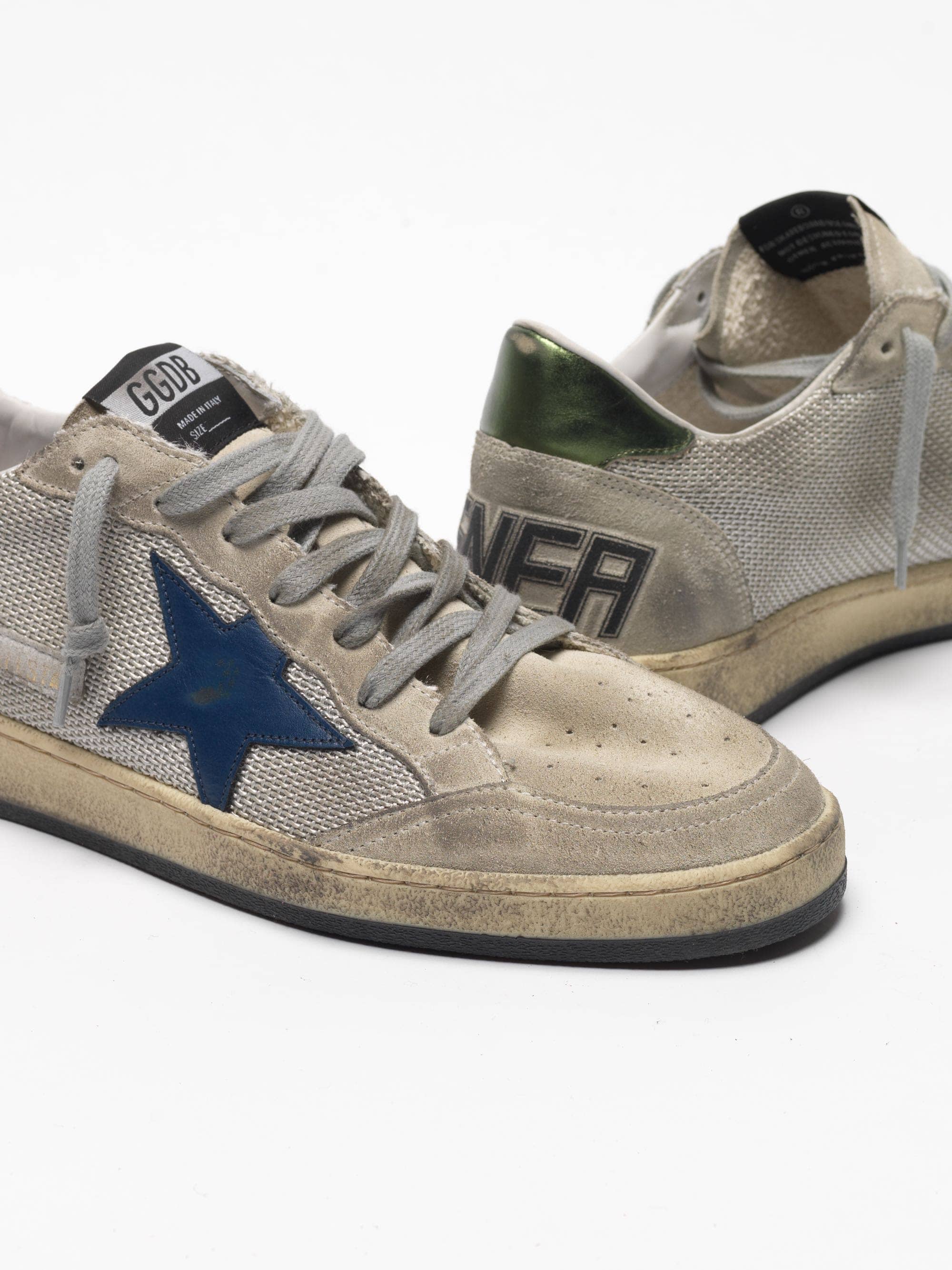 Men | Sneakers Ball Star Silver Mesh-Blu Star - Image 3