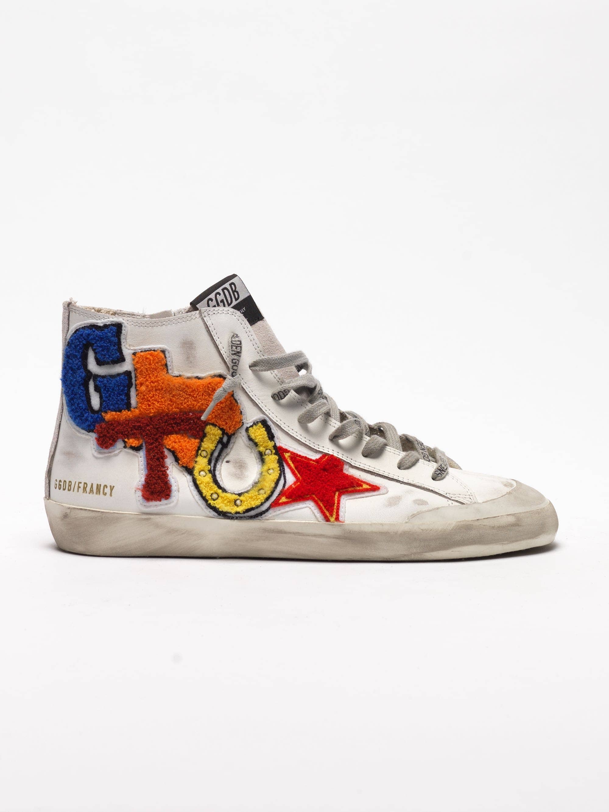 Men | Sneakers Francy White Leather-Texas Patch - Image 3