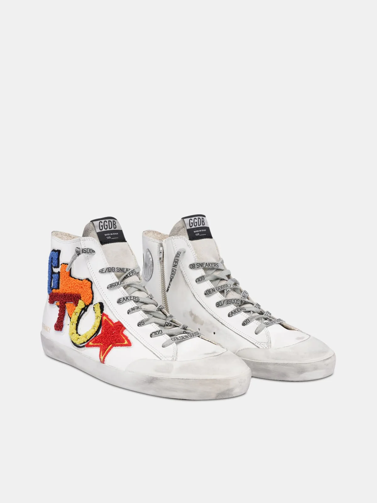 Men | Sneakers Francy White Leather-Texas Patch - Image 7