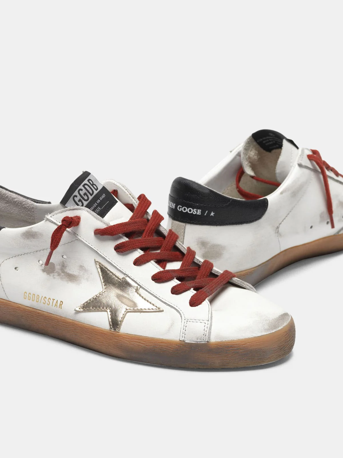 Men | Super-Star Sneakers with Platinum Star & Rubber Foxing - Image 4
