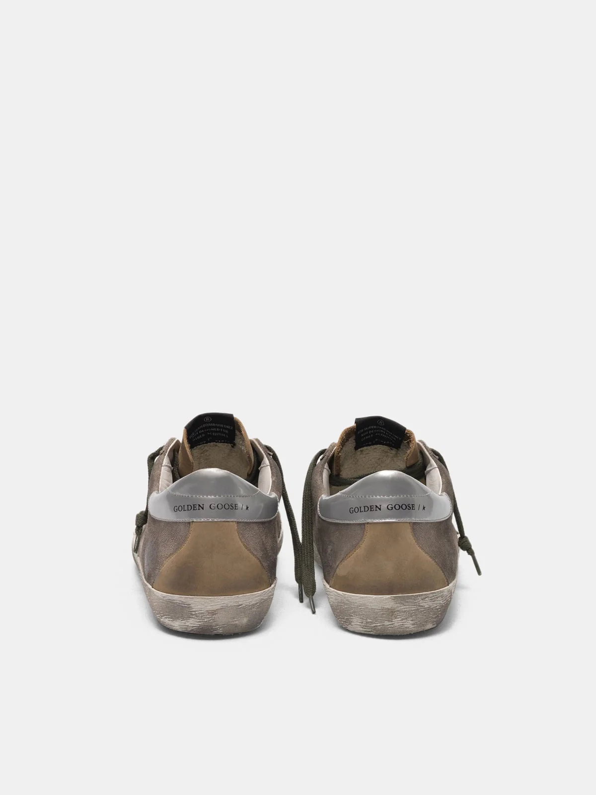 Men | Two-Tone Super-Star Sneakers Suede with White Star