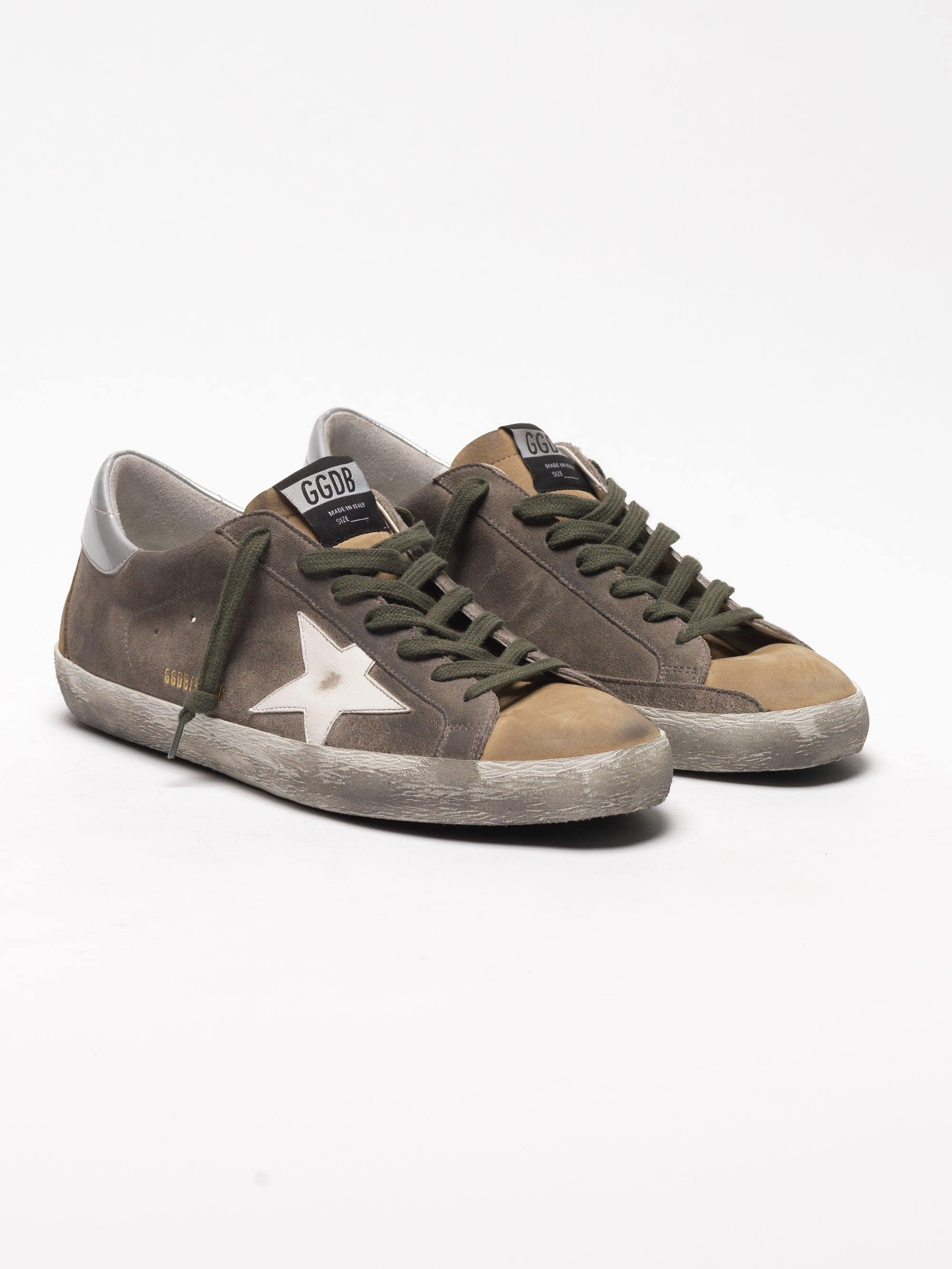 Men | Two-Tone Super-Star Sneakers Suede with White Star - Image 4