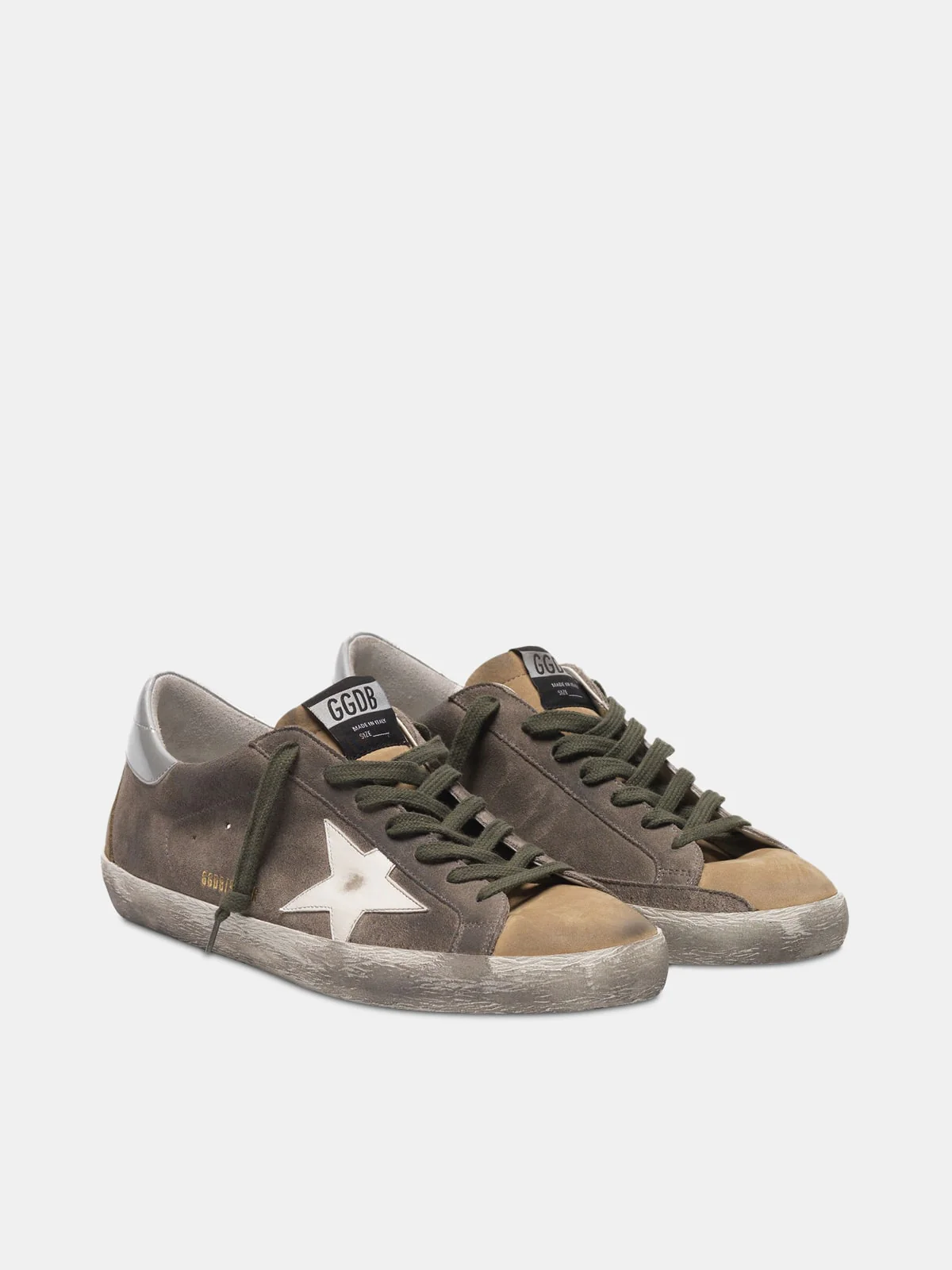 Men | Two-Tone Super-Star Sneakers Suede with White Star - Image 5
