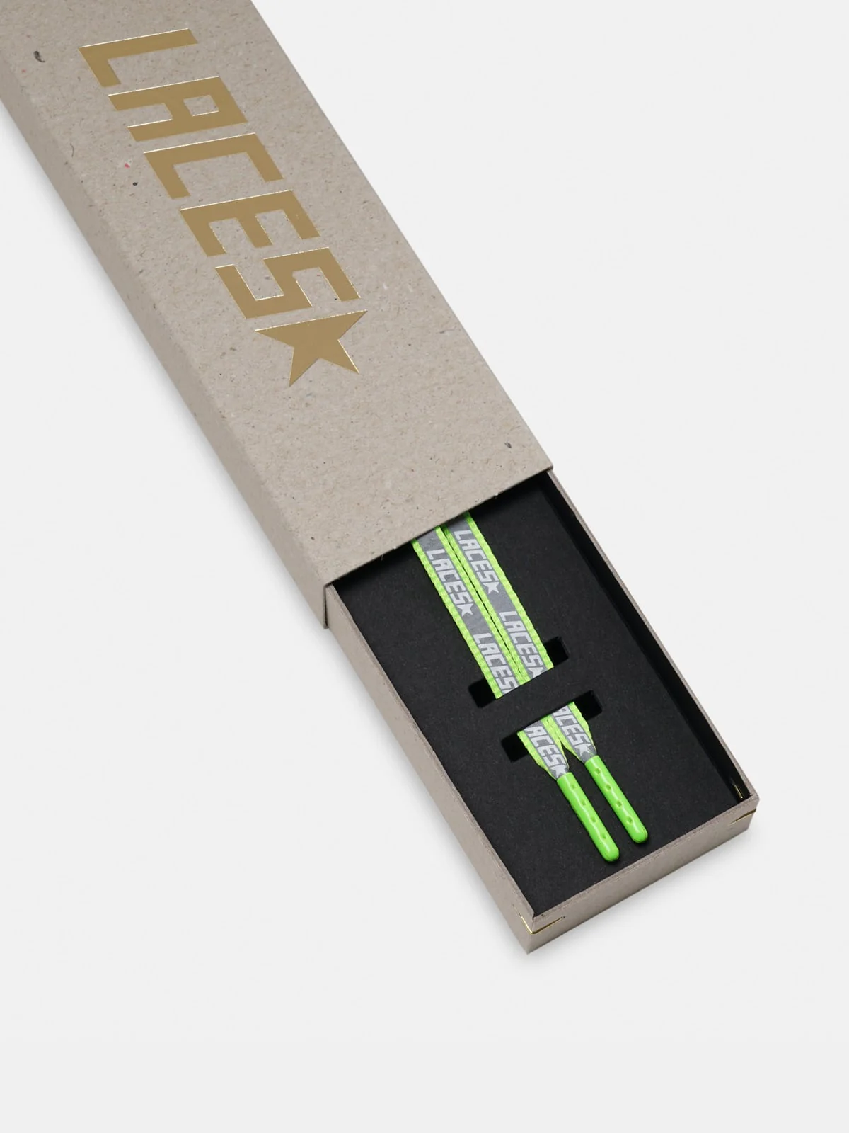 Unisex | Neon Green Reflective Laces with Laces Print (V1)