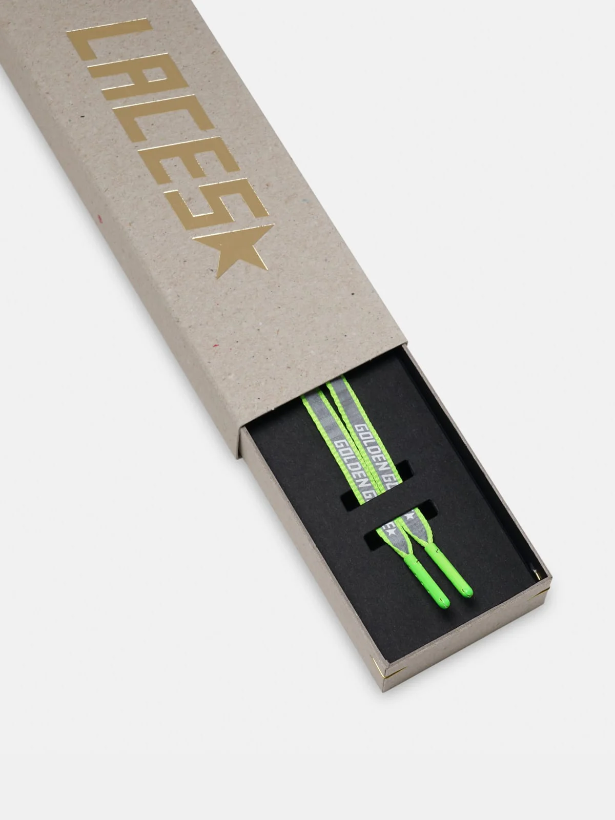 Unisex | Neon Green Reflective Laces with Logo (V1) - Image 3