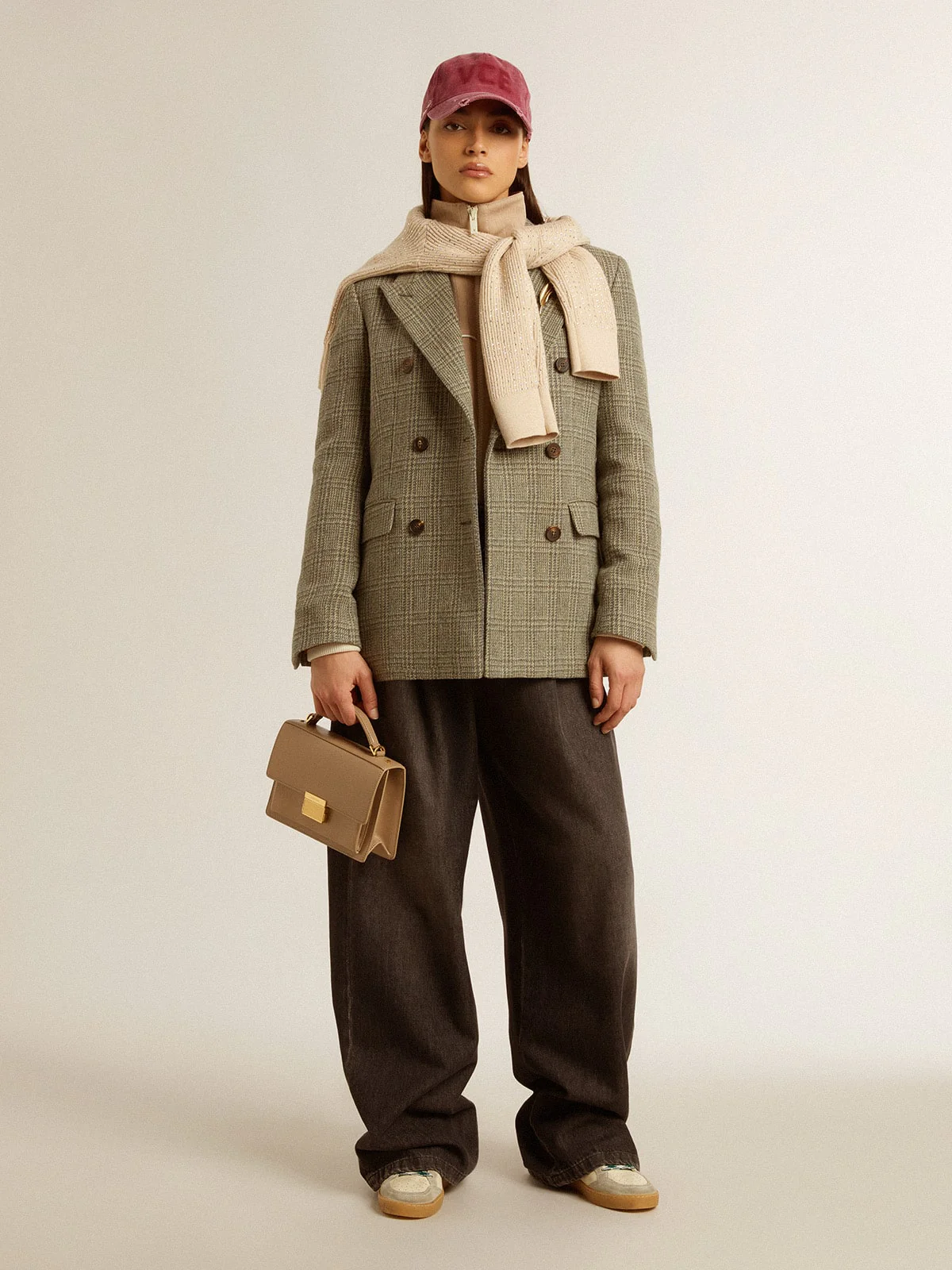 Women | Ball Star Ltd Nappa with Green Crocodile-Print Leather Star | White x Ice x Green - Image 6