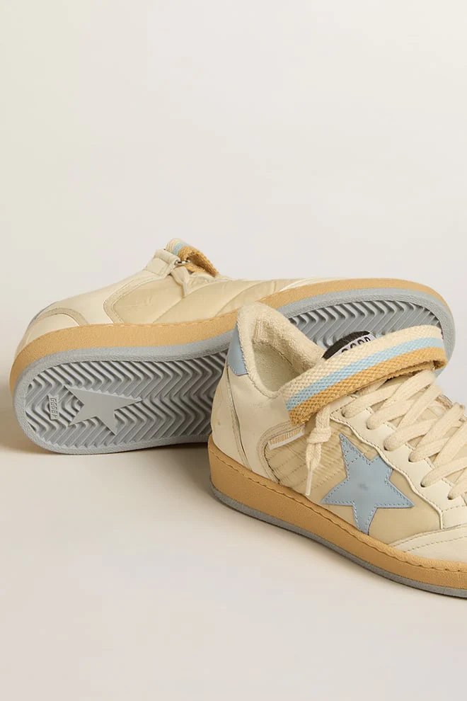 Women | Ballstar Sneakers | White x Blue Fog - Image 5