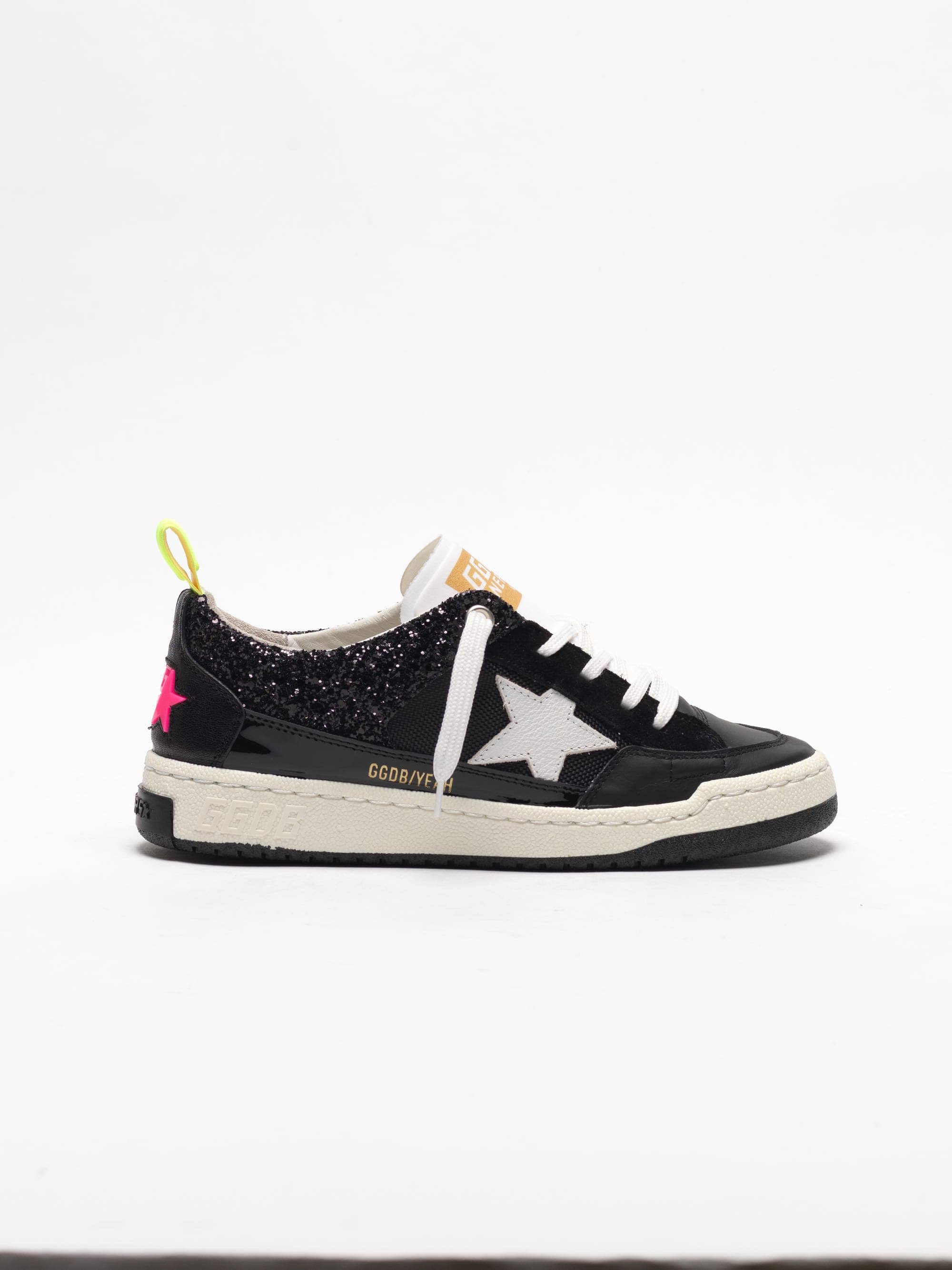 Women | Black Yeah! Sneakers with White Star - Image 3