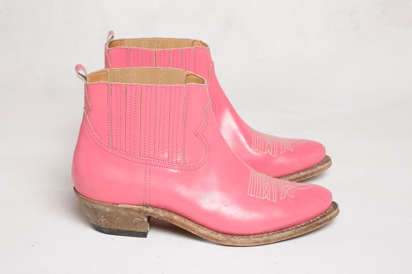 Women | Boots Crosby Pink Leather - Image 2