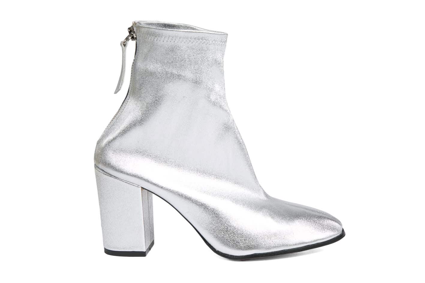 Women | Boots Silver Leather - Image 2