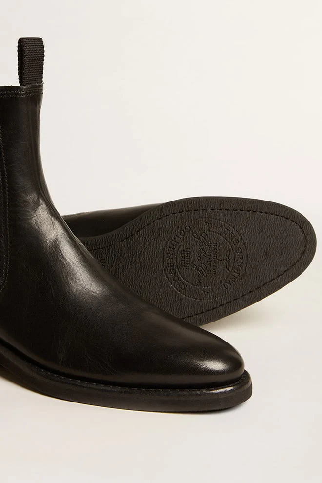 Women | Chelsea Boots Black Leather | Black - Image 6