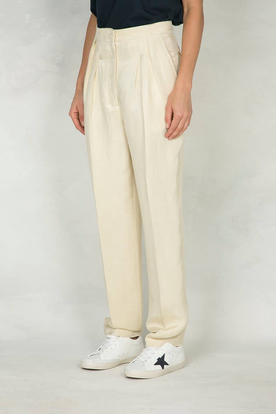 Women | Cream Trousers