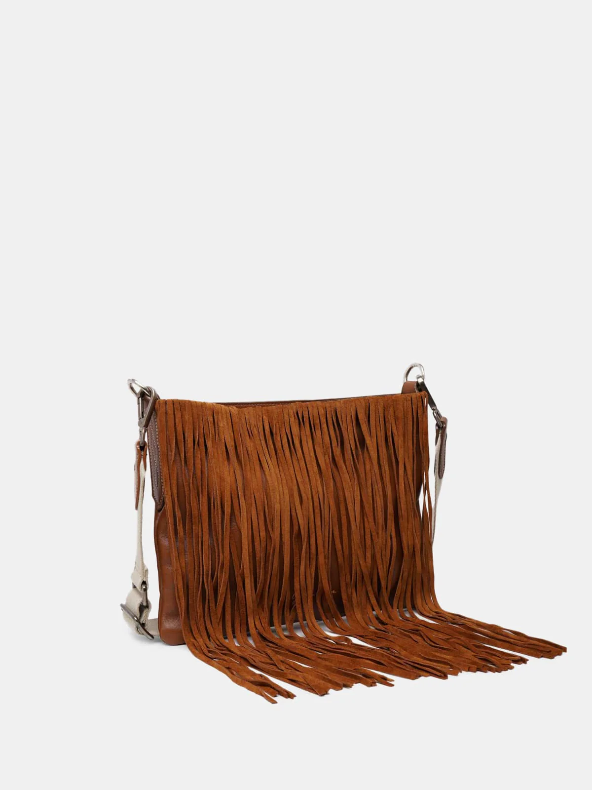 Women | Demi Hobo Bag Suede Leather with Fringes (V2) - Image 6