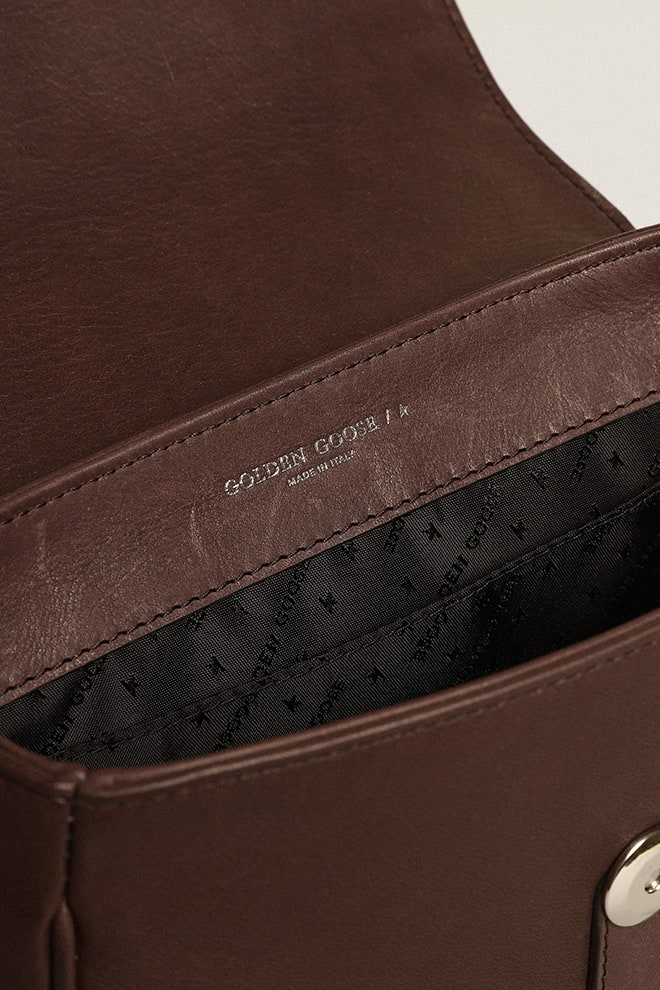 Women | Francis Bag Small Dark Brown Leather | Dark Brown