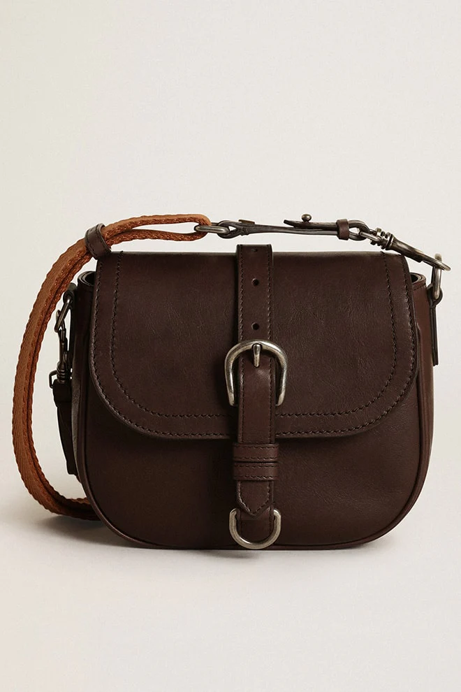 Women | Francis Bag Small Dark Brown Leather | Dark Brown - Image 4
