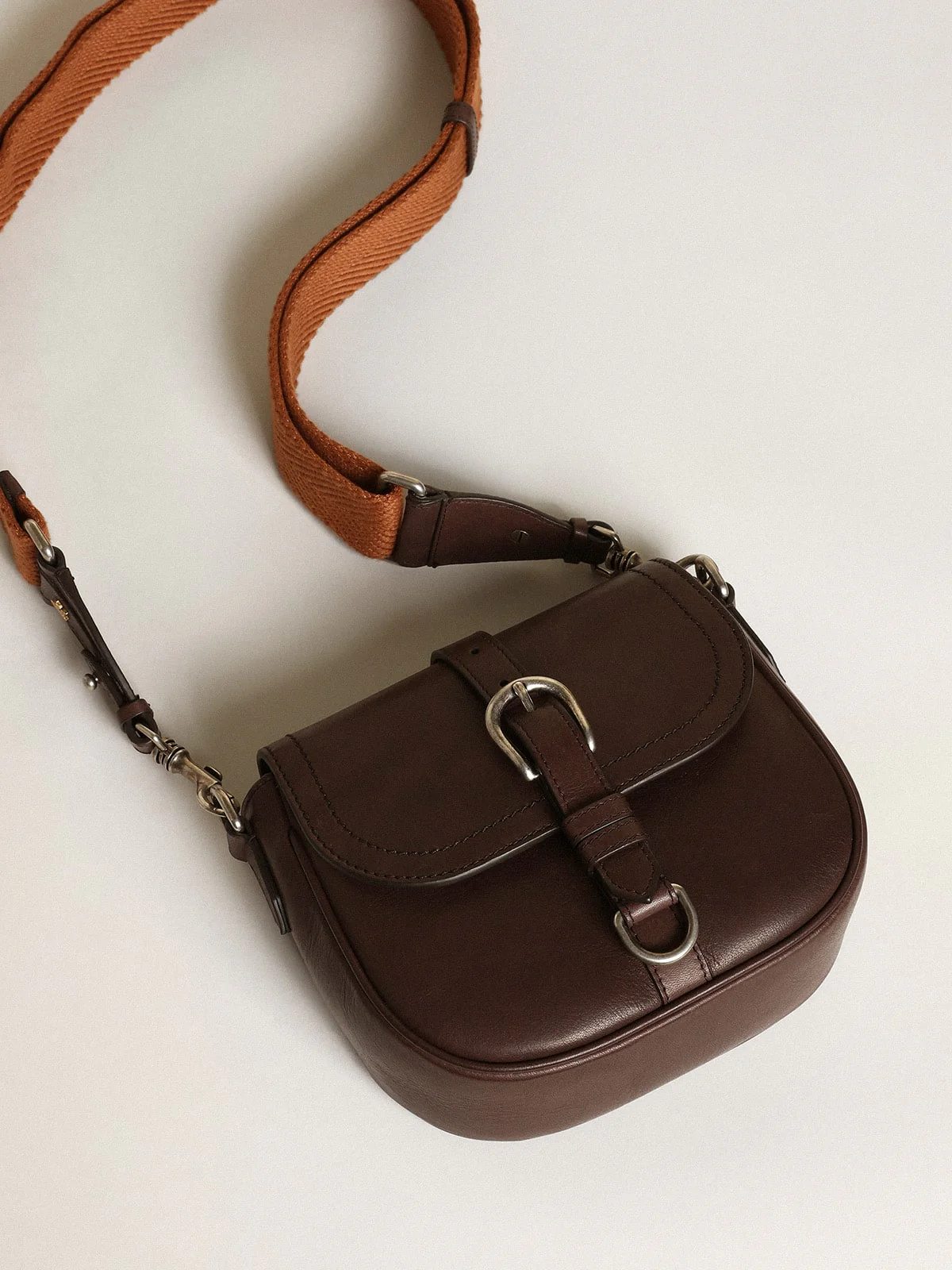 Women | Francis Bag Small Dark Brown Leather | Dark Brown - Image 7