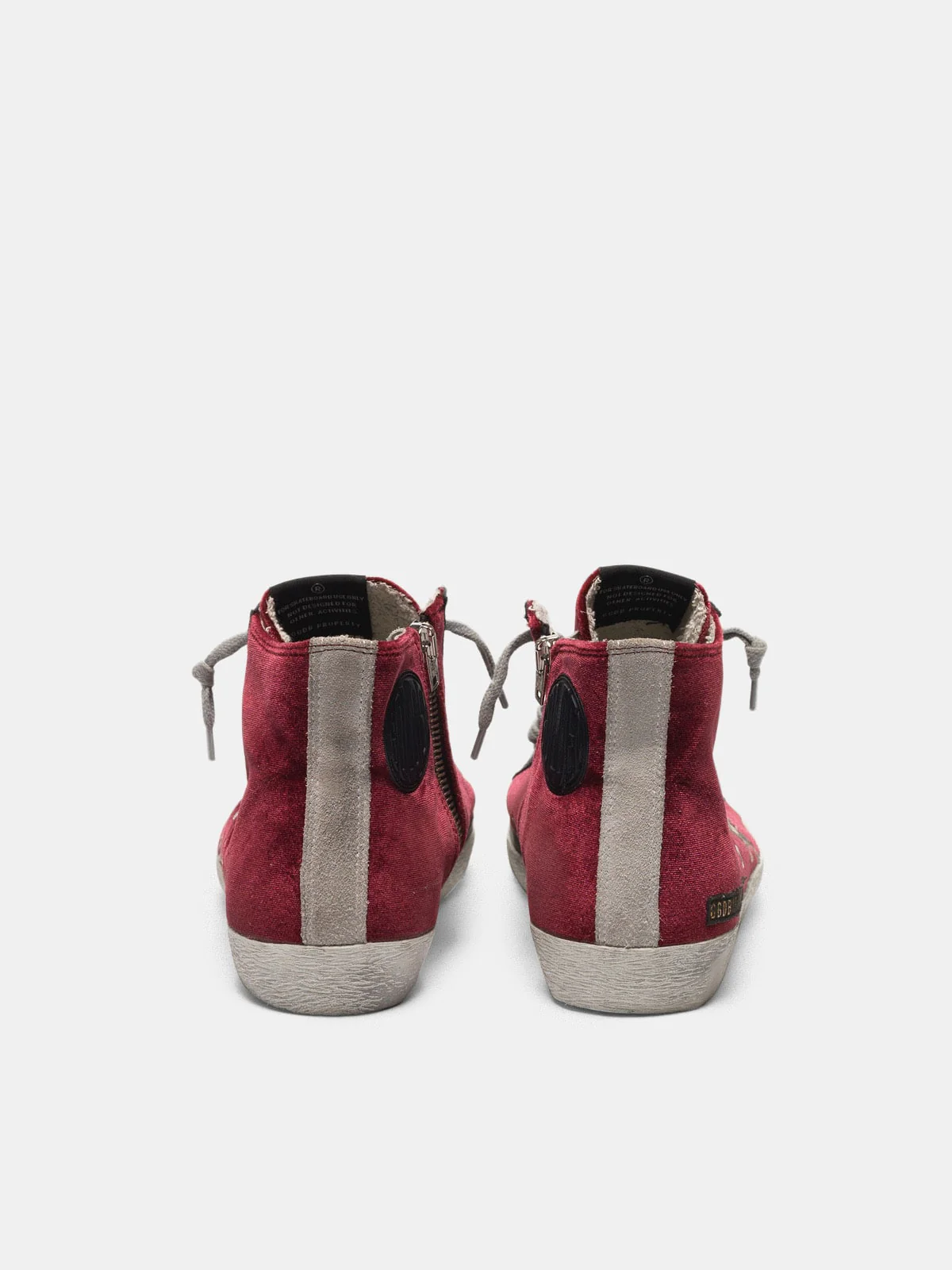 Women | Francy Sneakers Velvet with Snake-Print Star