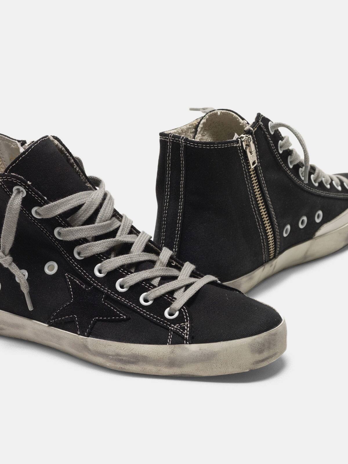 Women | Francy Sneakers with GGDB Star with Contrast Top-Stitching