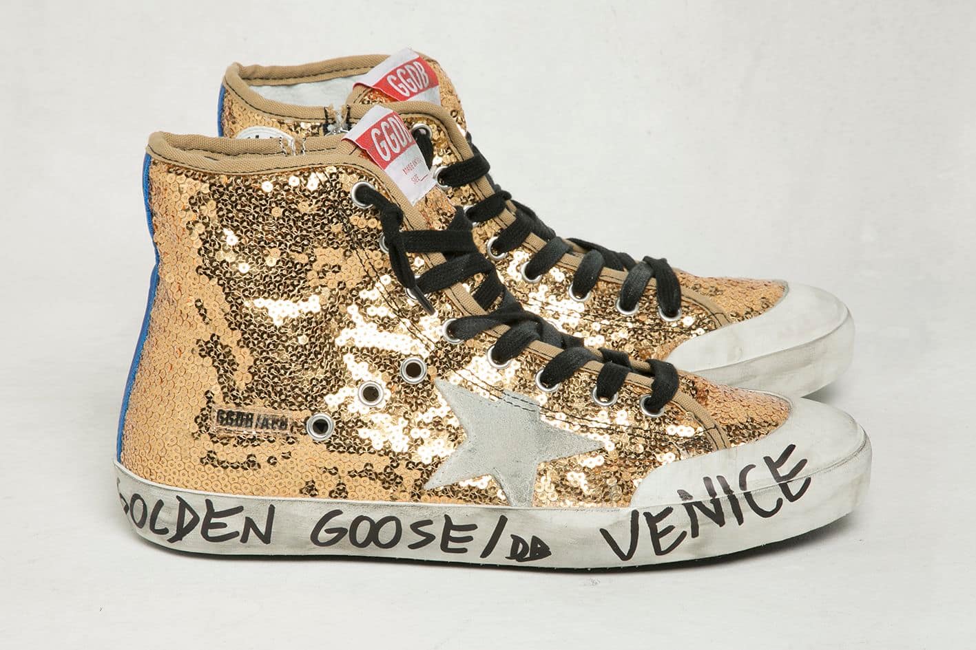 Women | Francy Sneakers with Sequins & Handwritten Lettering On The Outsole - Image 5