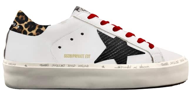 Women | Hi Star Leather Upper Phyton Print Star Leopard Heel | White x Black x Beige Brown Leo - Image 2