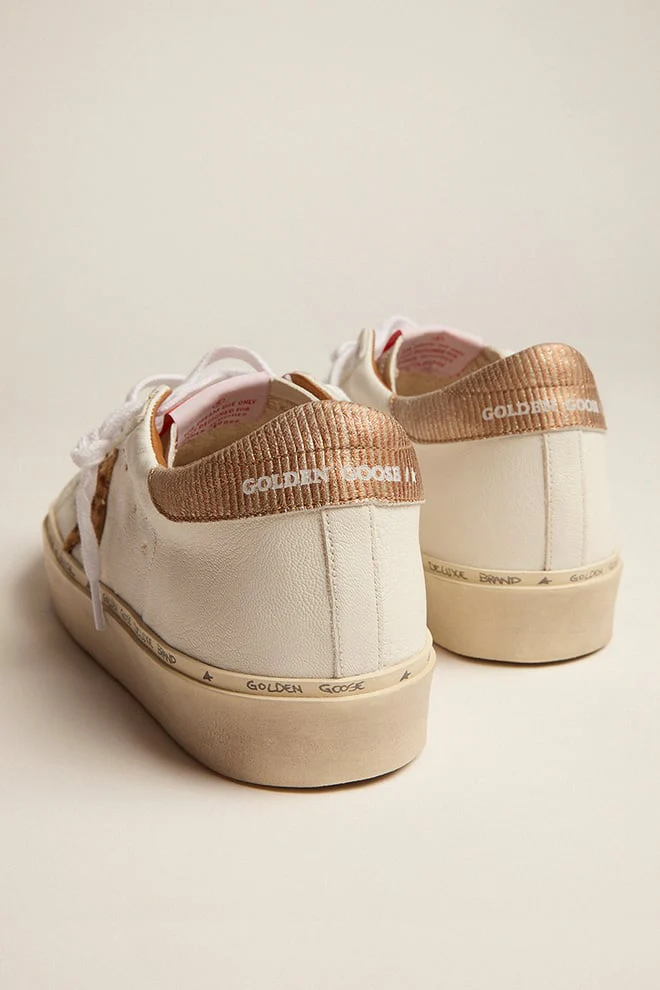 Women | Hi-Star White Leather with Cream Light Brown Giraffe Star | White x Cream Light Brown Giraffe x Sand - Image 4
