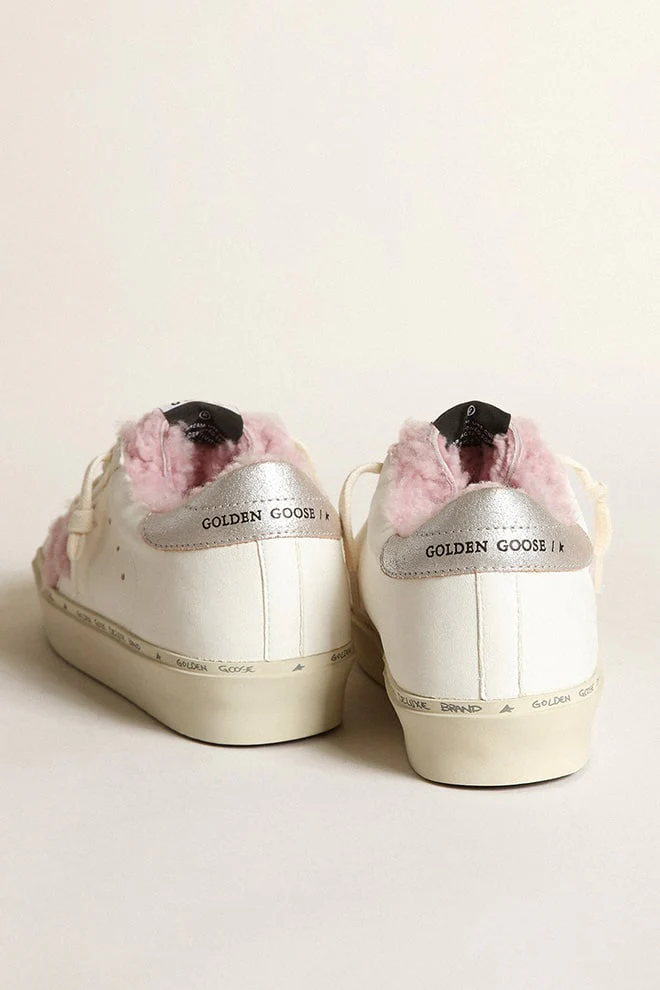 Women | Hi Star White Nappa with Pink Shearling Star & Lining | White x Ice x Antique Pink x Nude - Image 5