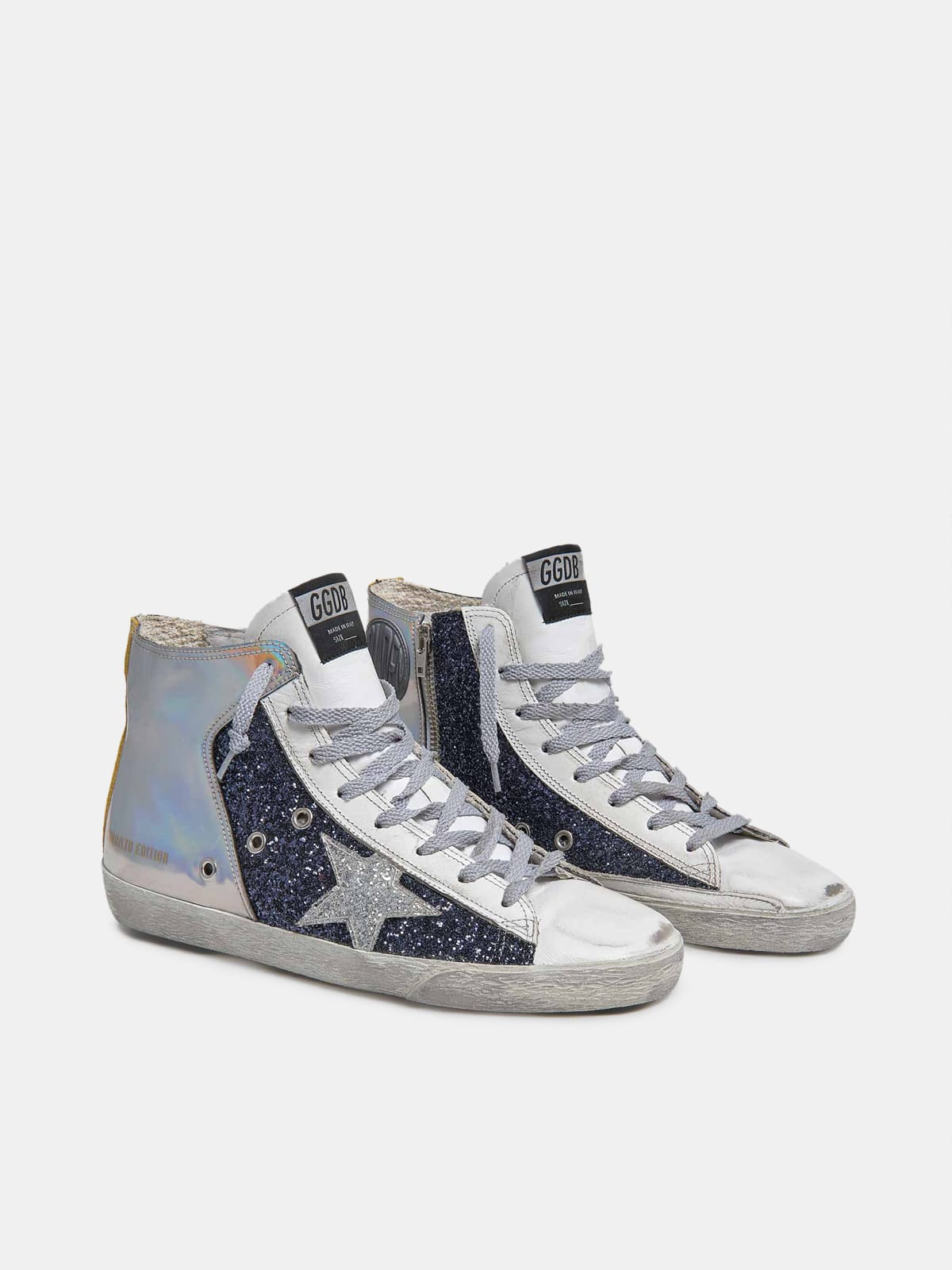 Women | Lab Limited Edition Francy Holographic Sneakers with Glitter